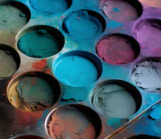 Hoe zijn kleurenwaaiers ontstaan?