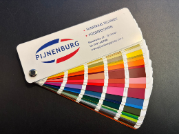 Gepersonaliseerde RAL K7 kleurenwaaier